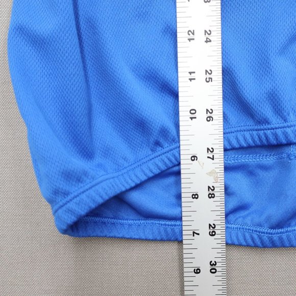 Aero Tech Designs 1/2 Zip Blue Leisure Bike Cycling Jersey Sz XL 3 Back Pockets - Picture 6 of 8